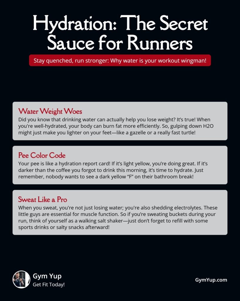 Hydration: The Secret Sauce for Runners