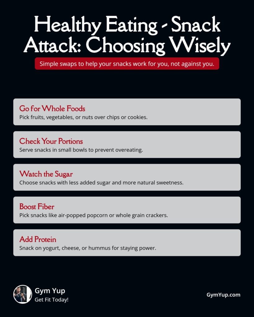 Snack Attack Choosing Wisely Infographic