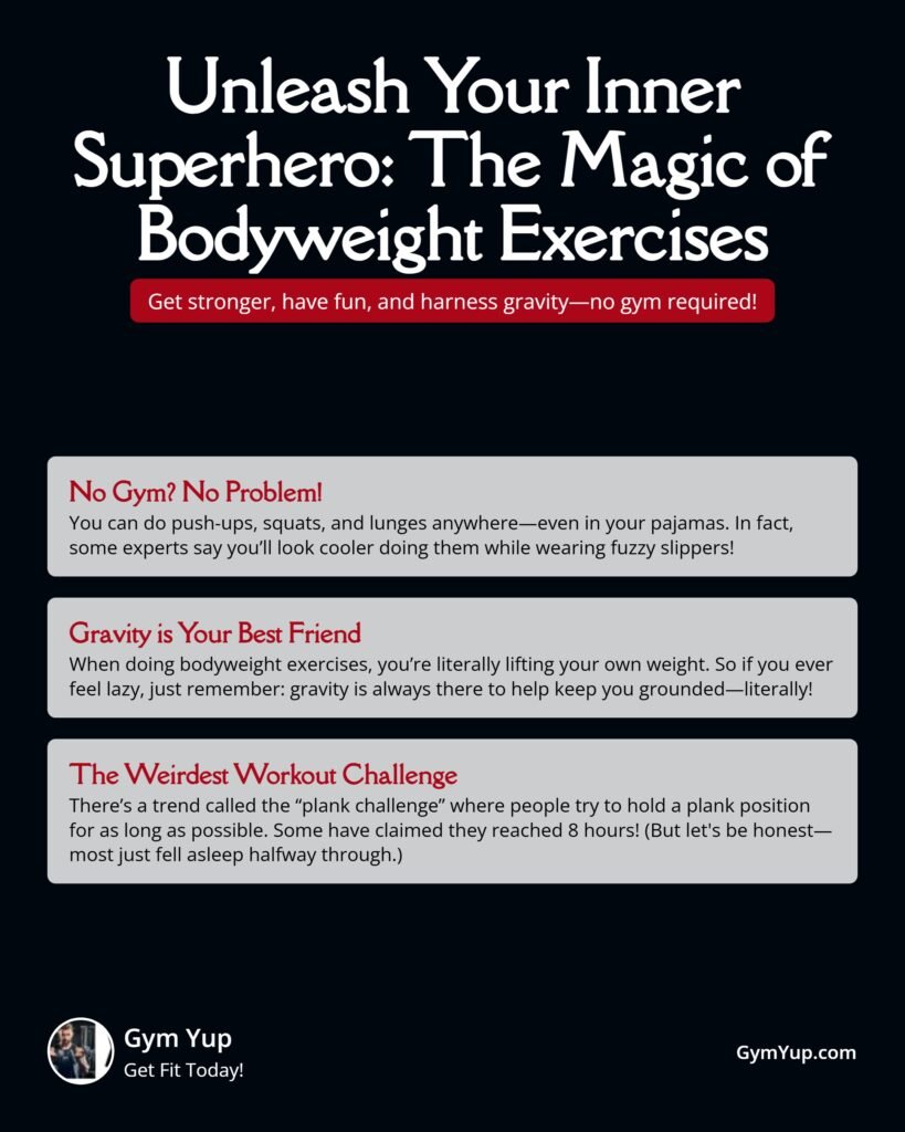 The Beauty of Bodyweight Exercises